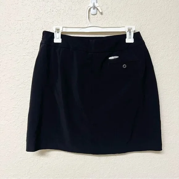 Jamie Sadock Golf Skirt Skort Tennis Athletic Zip Pockets Size 4 Black - Picture 5 of 7